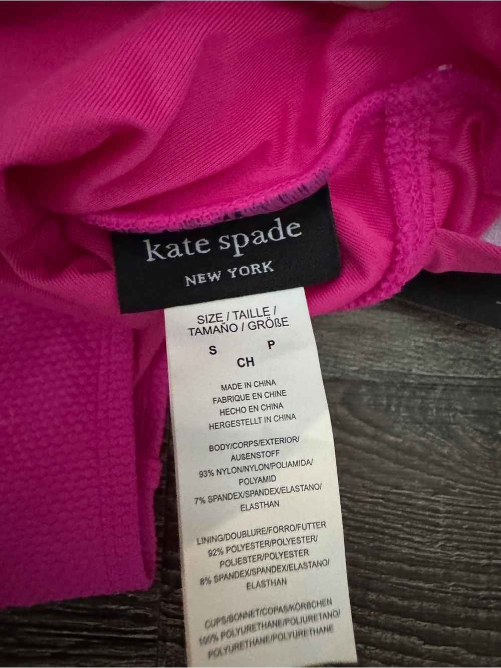 kate spade Hot Pink One Piece Swimsuit - Picture 2 of 4